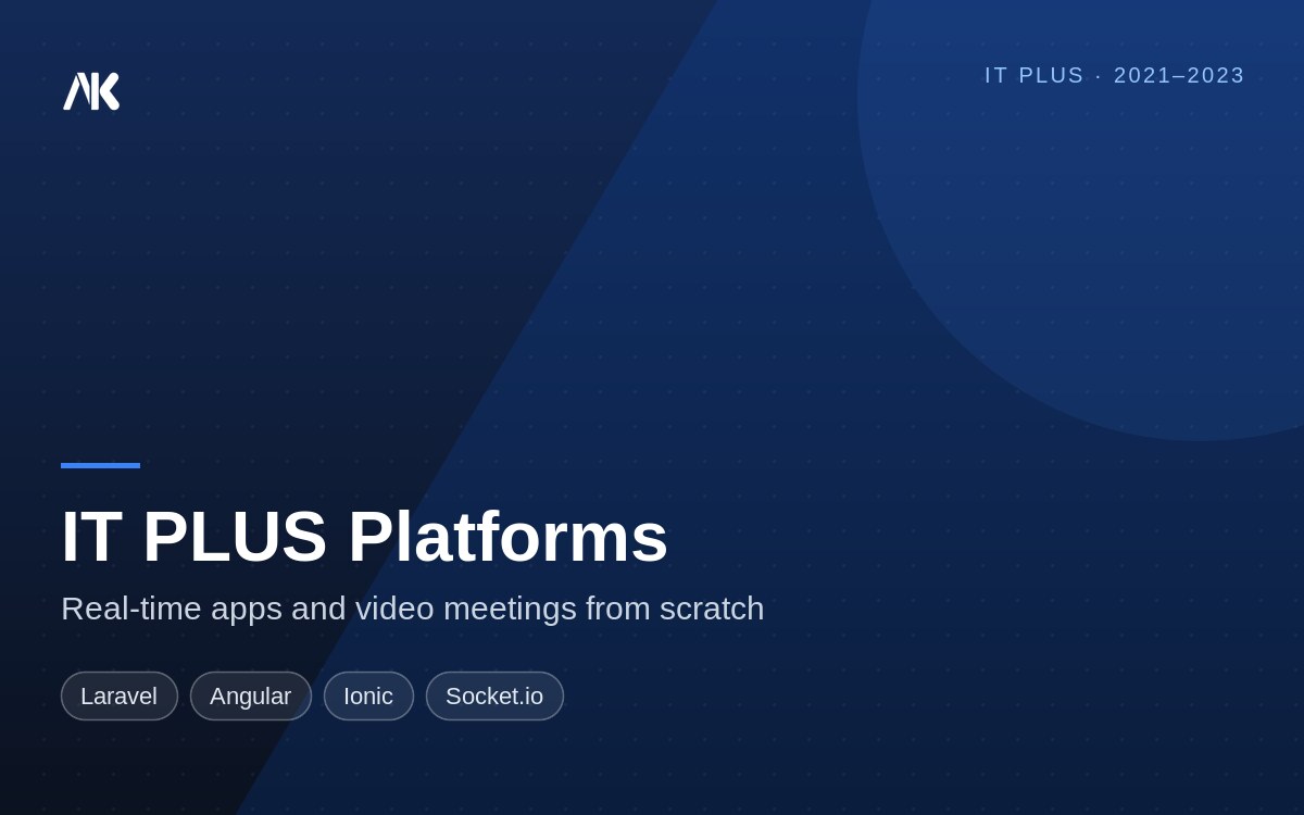 IT PLUS Real-Time Platforms — ERP, LMS and Commerce — case study cover