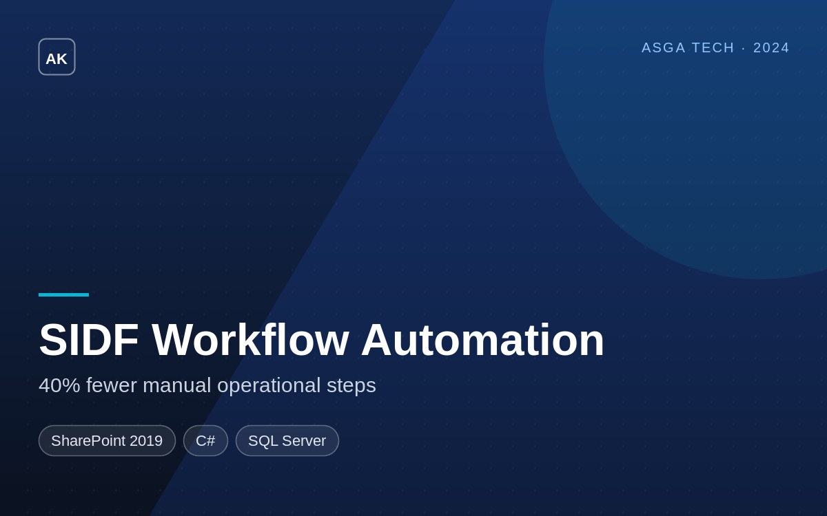 SIDF — Document & Approval Workflow Automation