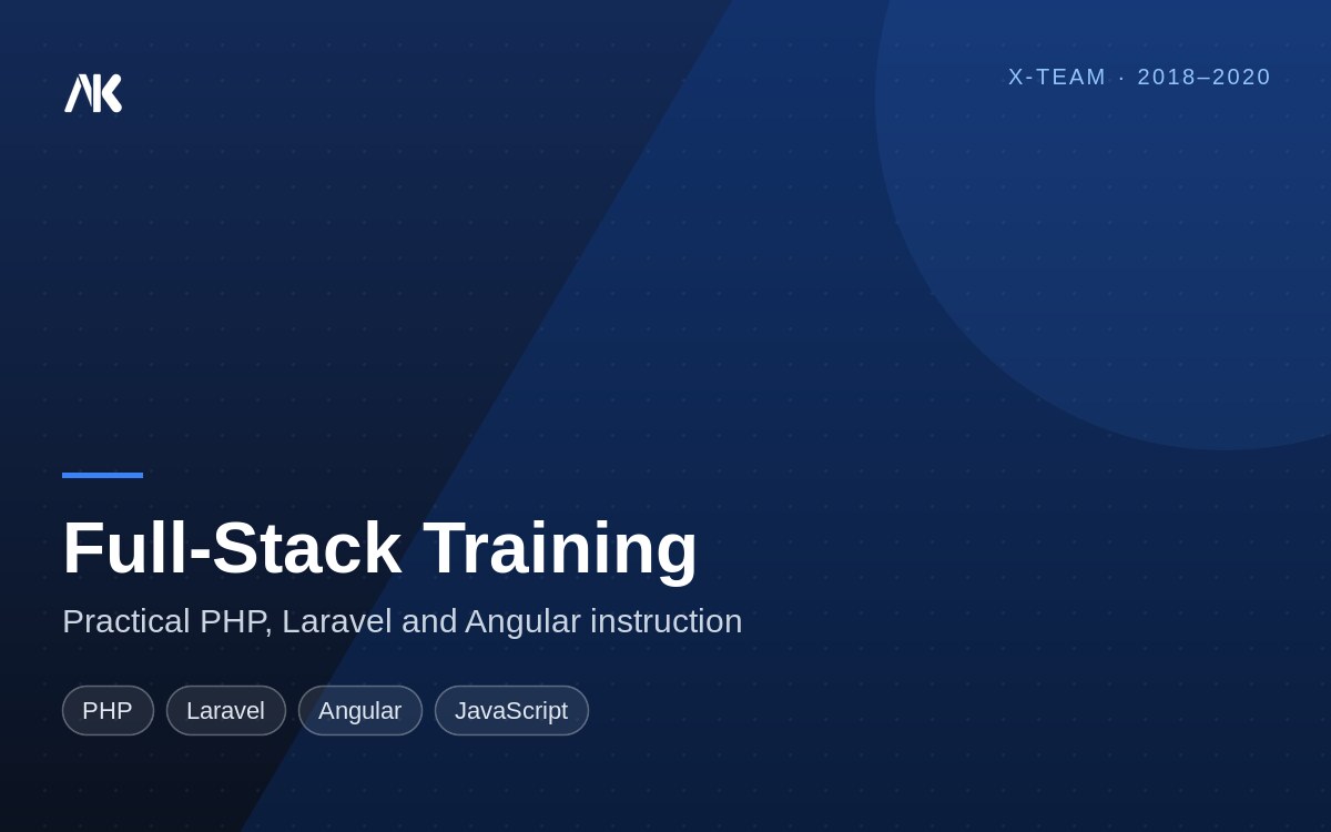 X-Team Training — Full-Stack Instruction — case study cover