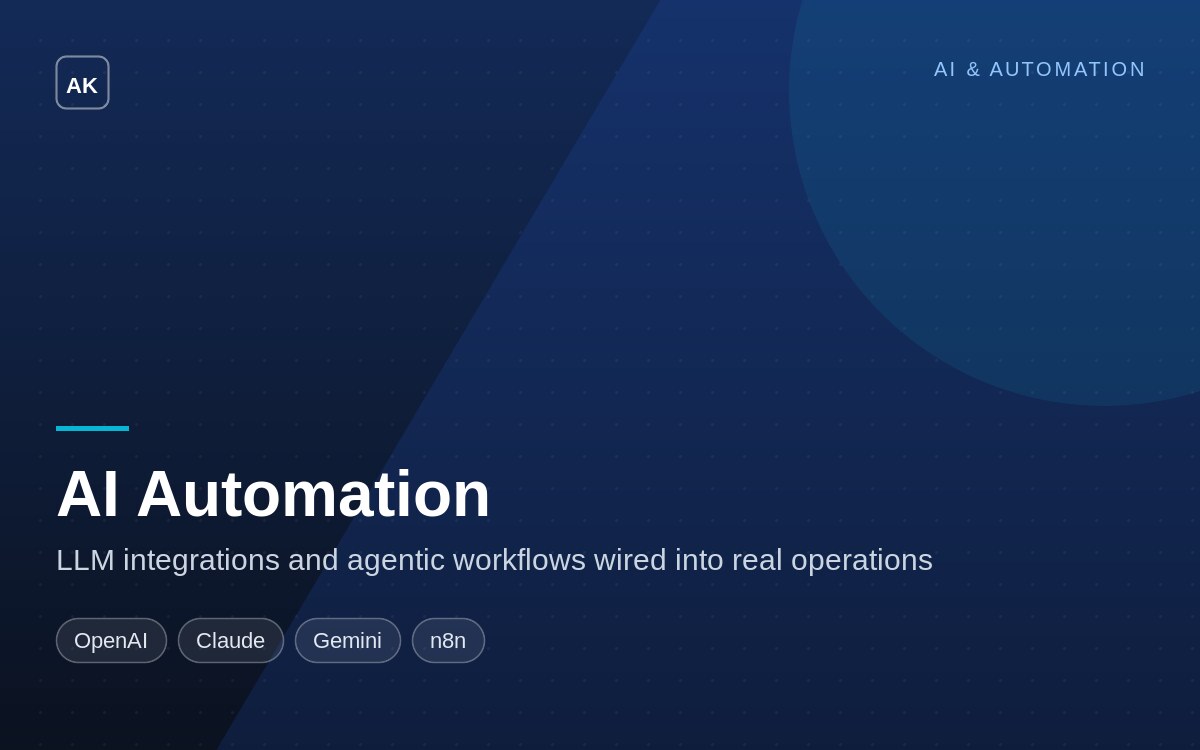 AI Integration & Automation